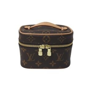 LOUIS VUITTON Nice Vanity Bag Monogram Brown